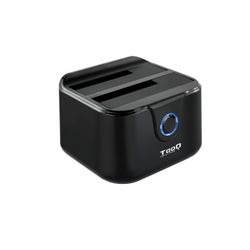 TooQ DOCK STATION SATA 2.5/3.5 A USB 3.0 CLONE OTB NEGRE