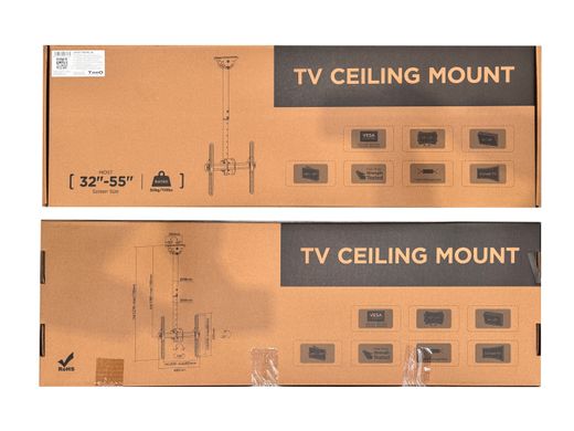 TooQ LPCE1155TSLI-B soporte para pantalla de señalización 139,7 cm (55") Negro