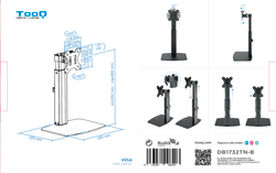 TooQ Suport de taula (monitor / plasma / LCD / LED) 17" - 32"