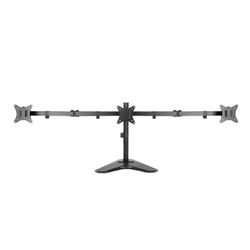 TooQ Suport de Taula per a 3 Pantalles 17"-27", Negre