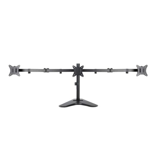 TooQ Suport de Taula per a 3 Pantalles 17"-27", Negre