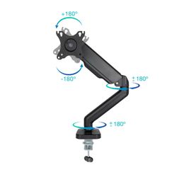 TooQ Suport de Taula per a Pantalla 17"-32", Negre