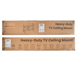 TooQ Soporte de Techo para 2 Pantallas 43"-86", Negro