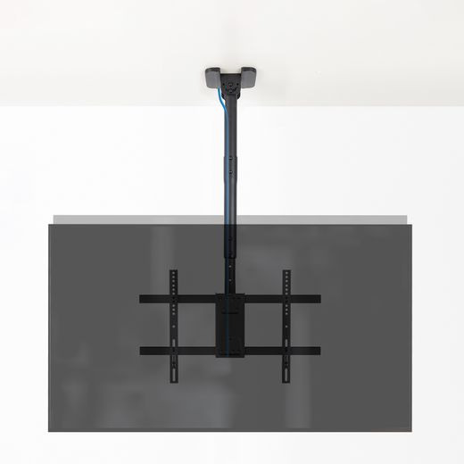 TooQ Soporte de Techo para 2 Pantallas 43"-86", Negro