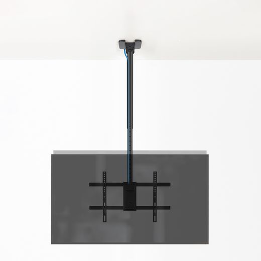 TooQ Soporte de Techo para 2 Pantallas 43"-86", Negro