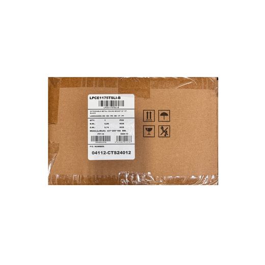 TooQ Soporte de Techo para Pantallas 32"-75", Negro