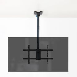 TooQ Soporte de Techo para Pantallas 43"-86", Negro
