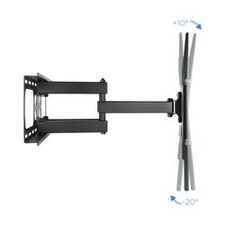 TooQ SOPORTE GIRATORIO E INCLINABLE PARA MONITOR / TV LCD, PLASMA DE 37-70, NEGRO