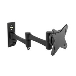 TooQ SUPORT GIRATORI I INCLINABLE PER MONITOR / TV LCD, PLASMA I LED (3 PIVOTS) DE 10-23, NEGRE