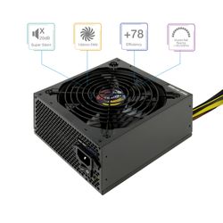TooQ TQAPOLO-700SP unitat de font d'alimentació 700 W 20+4 pin ATX ATX Negre