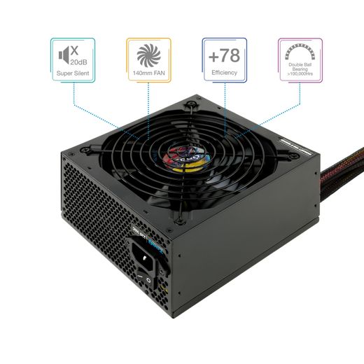 TooQ TQAPOLO-750SP unitat de font d'alimentació 750 W 20+4 pin ATX ATX Negre