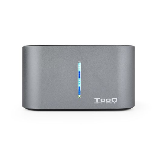 TooQ TQDS-805G base de connexió per a disc dur USB 3.2 Gen 1 (3.1 Gen 1) Type-B Alumini