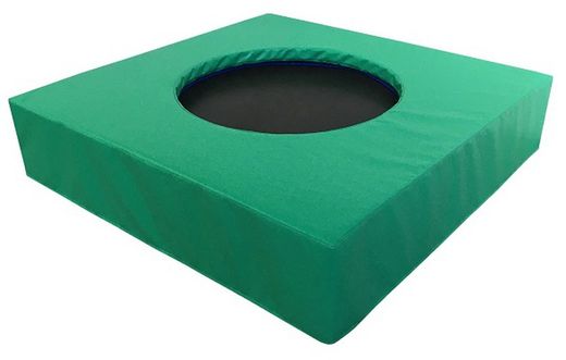 Trampolín + protección