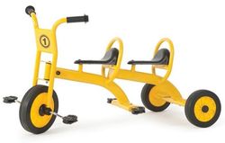 Triciclo escolar doble