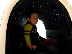 Túnel estrelles de llum