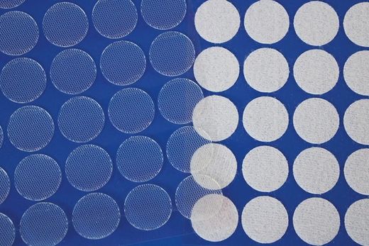 Velcro adhesivos textiles: 60 redondos